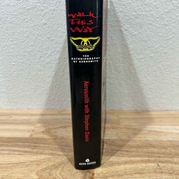 Walk This Way Autobiography Of Aerosmith Hardcover 1st Ed 1st Print 1997 Avon - Picture 3 of 10